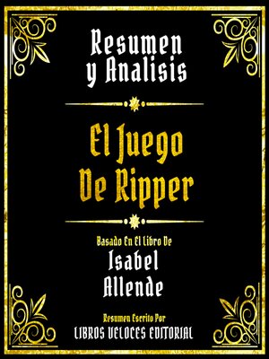 cover image of Resumen Y Analisis--El Juego De Ripper